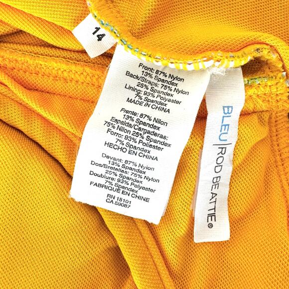 Bleu by Rod Beattie Fantasy Island Tankini Top Multicolor Size 14 - Picture 8 of 9